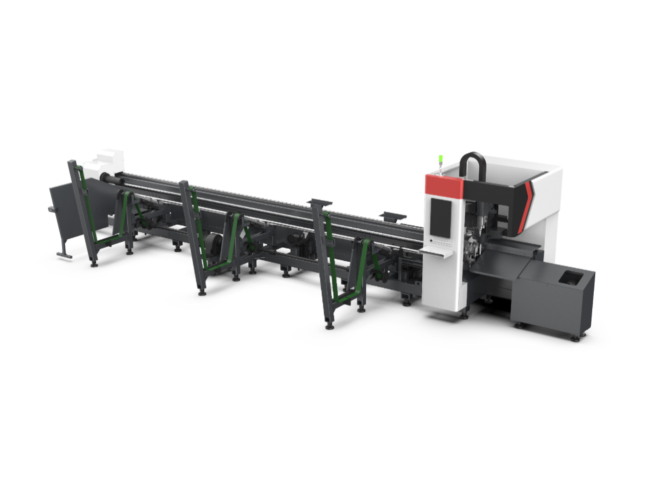 Cutter laser in fibra tubolare